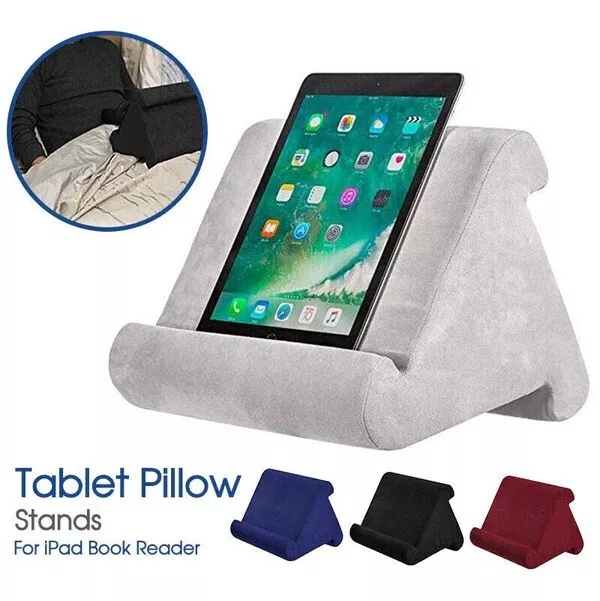 Tablet Pillow Stands For IPad Book Reader Holder Rest Laps Reading Cushion Au