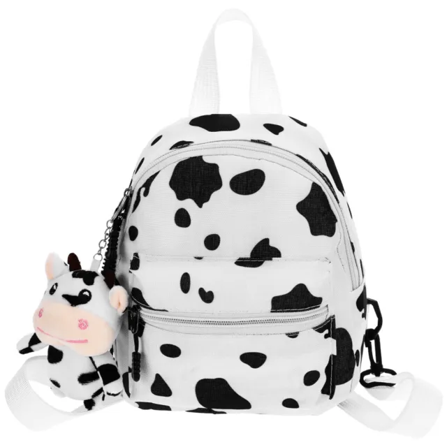 Preschool Bookbag Canvas Daypack Mini Cow Backpack Backpacks Pattern