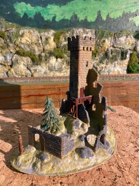 faller-echelle-ho-maquette-assembl-e-ch-teau-en-ruine-b-285-eur-18-00