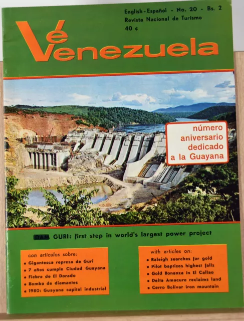 1968 Magazine Venezuela Travel Tourism Guyana Gold Bonanza El Callao Bolivar