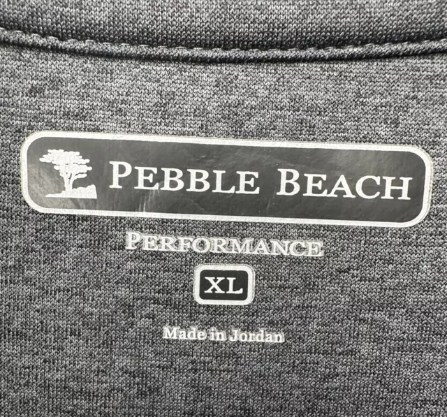 PGA GOLF PEBBLE Beach Men's Performance 1/4 Zip Golf Pullover Size XL ...