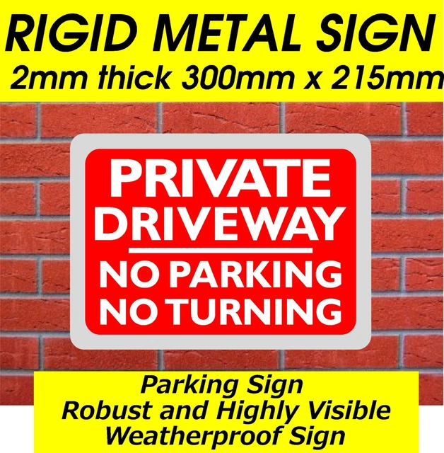 Private property no parking no turning no trespassing 24h CCTV in use prohibition sign - Self adhesive sticker (200mm x 150mm
