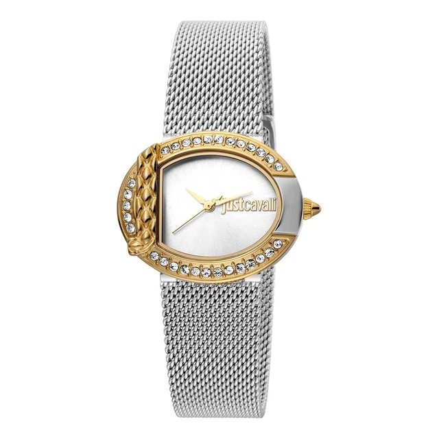 Orologio JUST CAVALLI donna JC acciaio maglia Milano / dorato JC1L110M0115
