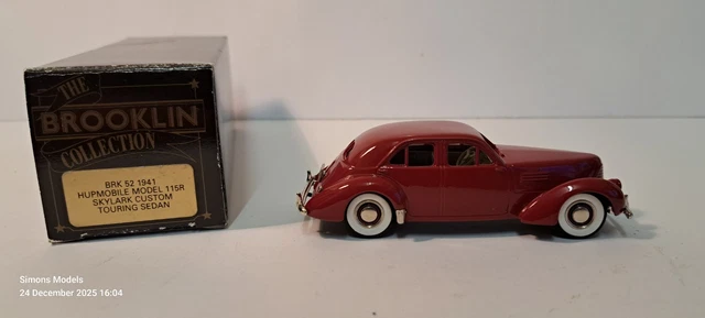 Brooklin Models 1/43 – Caravane Airstream 1953 – Métal Blanc – BRK54 – TTBE