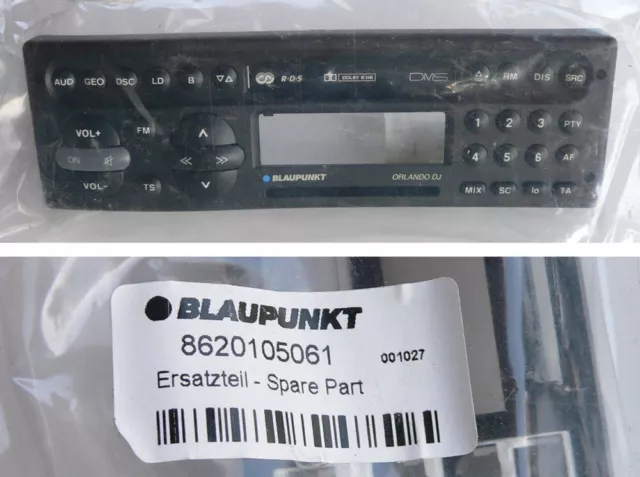 BLAUPUNKT 8620105061 Car Radio Frontblende ORLANDO DJ DMS Ersatzteil Sparepart