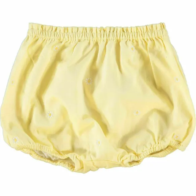 RALPH LAUREN Baby Girls' Yellow Daisy Shorts, size 18 months