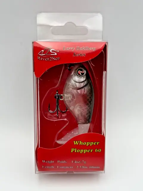 River2Sea 4 3/8 Larry Dahlberg Series WHOPPER PLOPPER WPL110-09 for  Bass/Pike