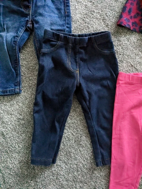 Next Baby Girl Dresses Dungarees Leggings Tops Bundle Size 6-9 Months 6