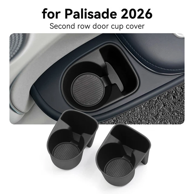 FOR HYUNDAI PALISADE 2026 Door Cup Holder Insert Car Accessories TPE ...