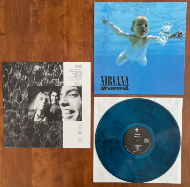 Nirvana - Nevermind Vinyl Blue Marble Limited 180gr NM