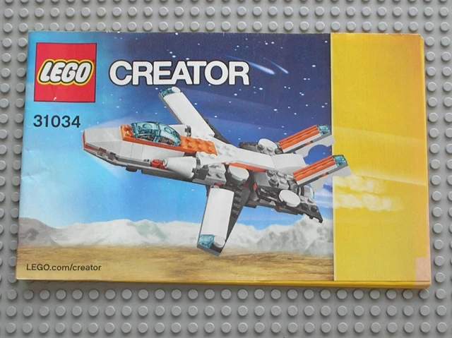 Building Instructor Set NOTICE BUILDING INSTRUCTION booklet LEGO Creator Set 31034 Future ...