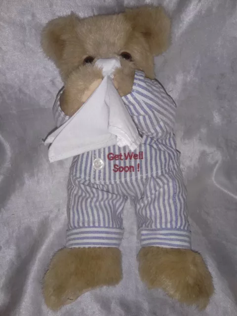 Bearington Illie Willie Get Well Soon Teddy Bear 10