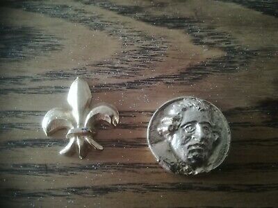 Lot feves revolution francaise fleur de lys  1789 1989 