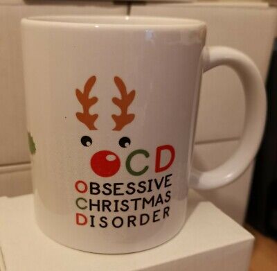 OCD Obsessive Christmas Disorder Mug