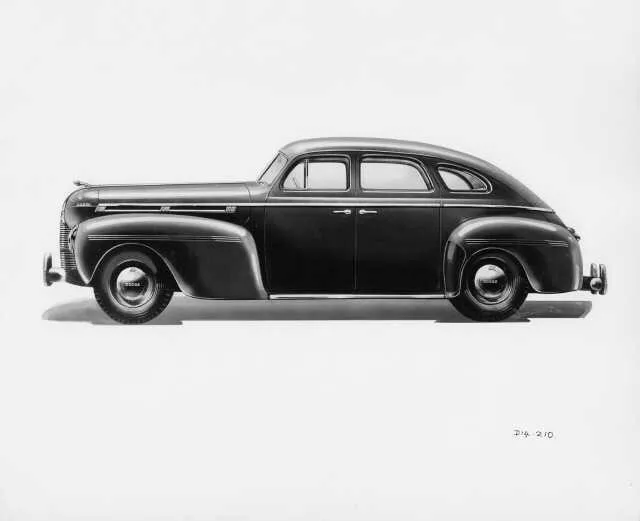 1940 Dodge Deluxe Six Series D14 Four Door Sedan Press Photo 0026