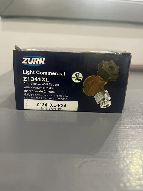 ZURN Z1341XL-P34 Light Commercial - Anti-Siphon Wall Faucet with Vacuum Breaker