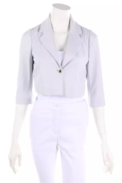 PATRIZIA PEPE SERA Blazer Jacquard Modello I 44 = D 38 blu polvere NUOVO