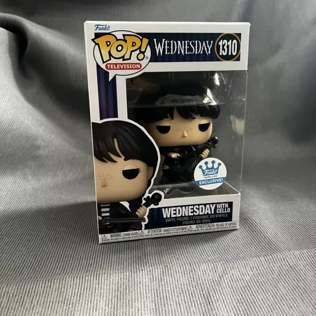 Funko Pop! Television #1310 Wednesday Addams Family w/ Cello Shop Exclusive
