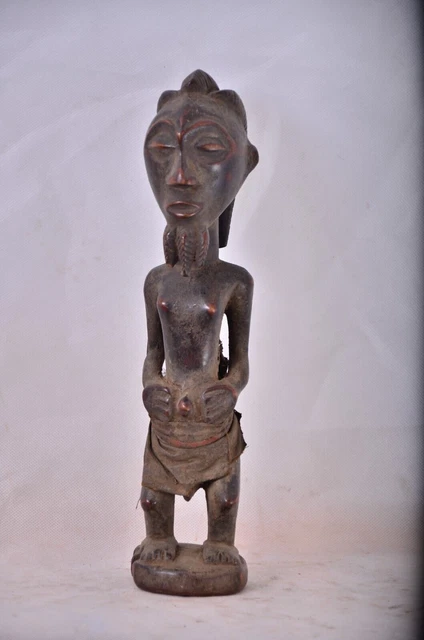 African Tribal Art, luba  statue from Maniema Democratic Republic of Congo.