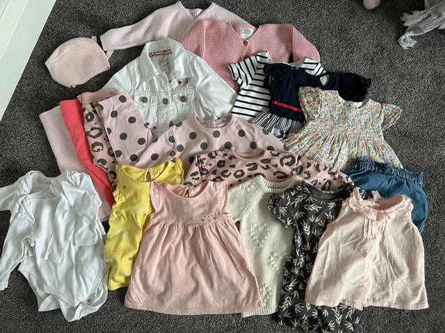 Baby Girl 3-6 Month Clothing Bundle Monsoon Tu Primark George Spring Summer