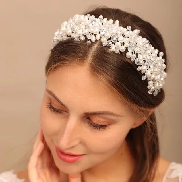 Pearl  Wedding Headpiece for Bride, Bridal Hair Accessories