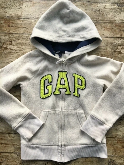 PACCHETTO ABBIGLIAMENTO RAGAZZE ETÀ 6-7 ANNI GAP Felpa con cappuccio Top Leggings Grigio a righe a scacchi 2