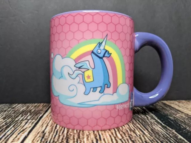 Fortnite Brite Unicorn Epic Games 16oz Coffee Mug Large Gamer Gift NWT