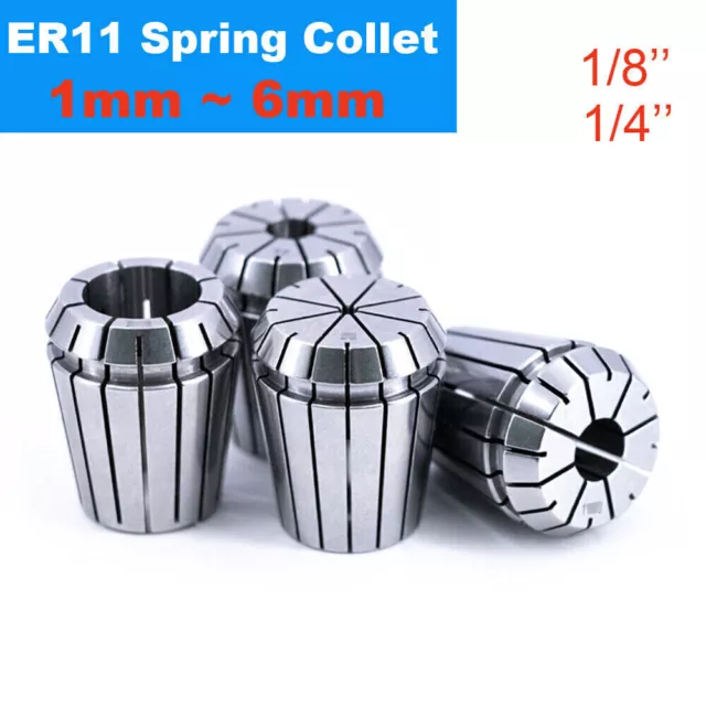 ER11 Clamping 1~6.5mm Spring Collet for CNC Engraving Machine Milling Lathe Tool