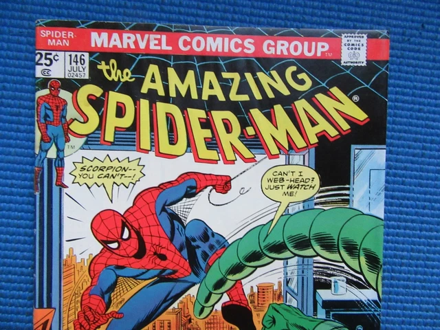 Amazing Spider-Man # 146 - (Fine) -When Strikes The Scorpion-Aunt May-Jackal 5