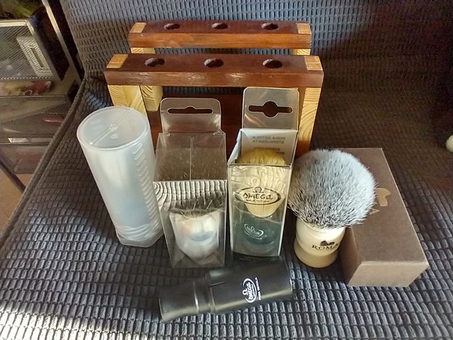 Lotto Stock Accessori Shaving Pennello Da Barba Omega