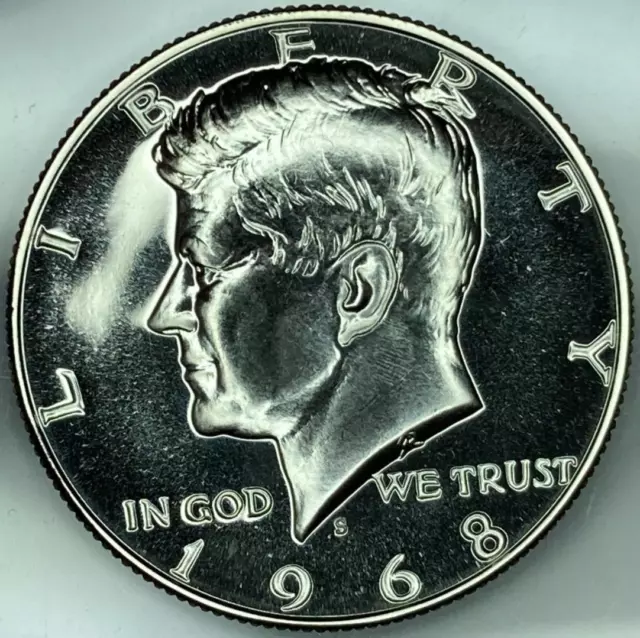 Beautiful 1968-S Kennedy Half Dollar Proof - 40% Silver