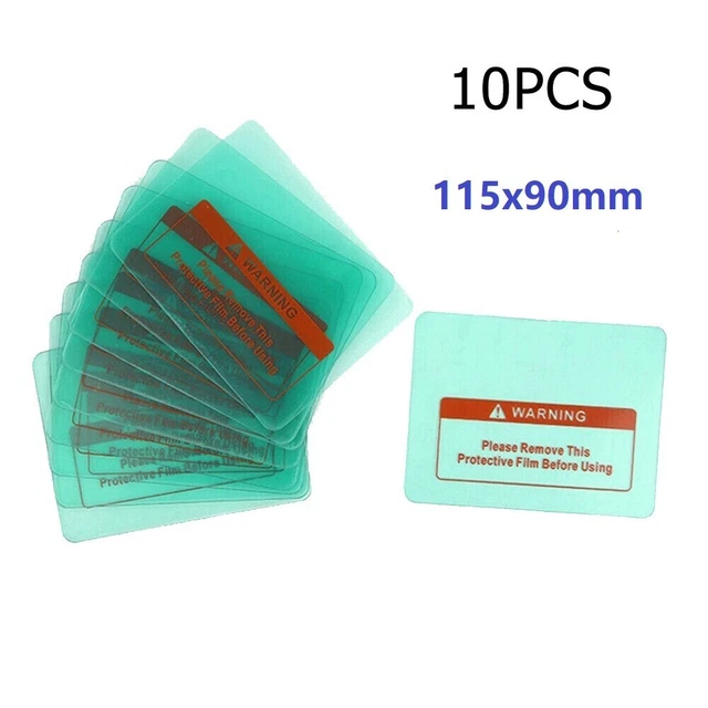 10pcs Remplacement PC Soudure Housse Lentille Protection Plaque for Casque Neuf
