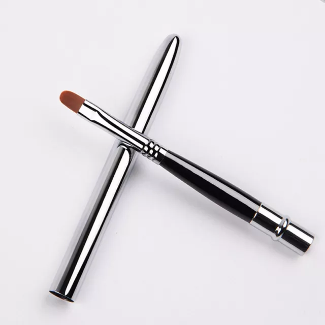 Portable Lip Brush Lipstick Lip Gloss Brushes Makeup Cosmetic Beauty To^:^