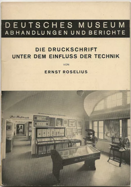 alte Zeitschrift DEUTSCHES Museum Die Druckschrift  Heft 3 von 1939 ( 6091