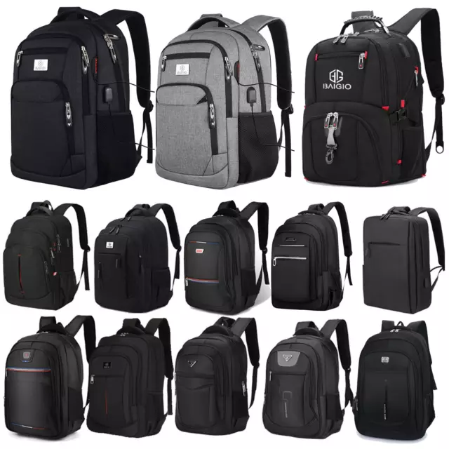 BAIGIO Laptop Rucksack Herren /Damen Freizeit Reise Arbeit Schulrucksack Tasche