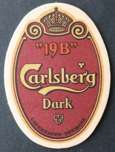 Sous-bock bière CARLSBERG 19B Dark 3 coaster 1