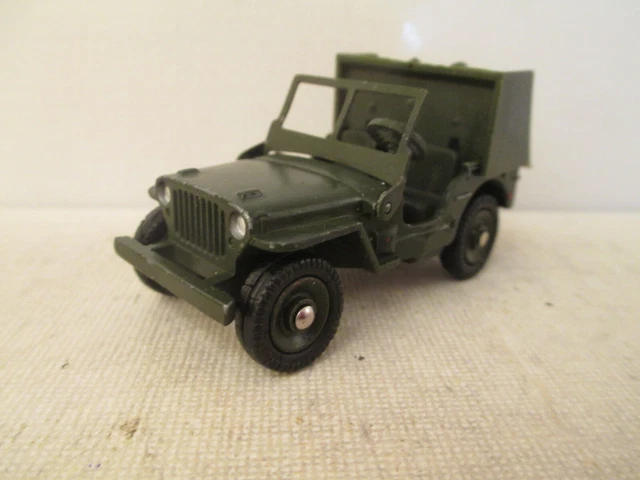 Dinky Toys N°829 Jeep Avec Canon 106 S.R, Miniature Ancienne, Occasion