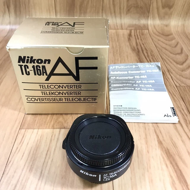 *Near Mint*Nikon TC-16A 1.6x AF Teleconverter Conversion Lens from JAPAN