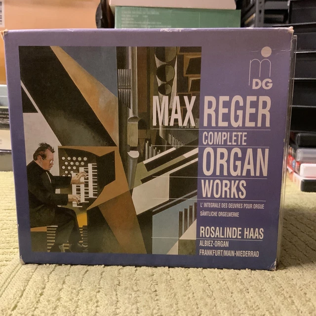 Redger Complete Set MAX REGER COMPLETE organ works cd Boxset Rare Rosalinde Haas $320.00 ...