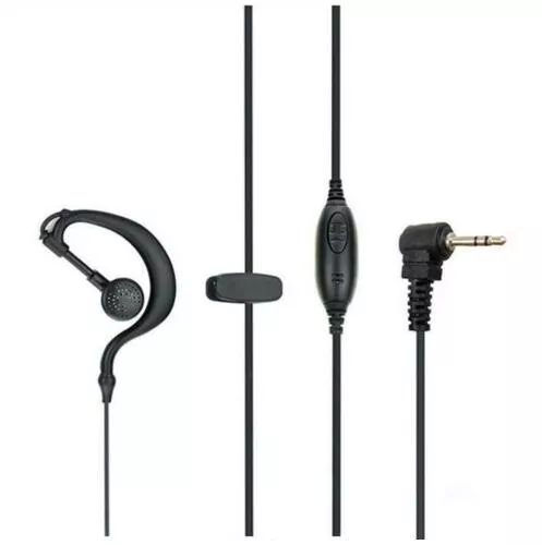 Security G-Shape Headset Earpiece PTT Mic Ear-hook For Cobra Walkie Talkie Radio