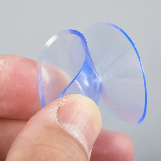 10 pz/lotto ventose su due lati trasparenti PVC per placca vetro LM❤