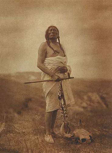Sioux Medicine Man 15x 22 Edward Curtis Native American indian Art photo