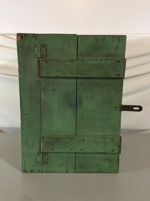 Atlas Powder Co Explosives Wood Crate Box, Use as a Rustic Wall Cabinet, Patina!