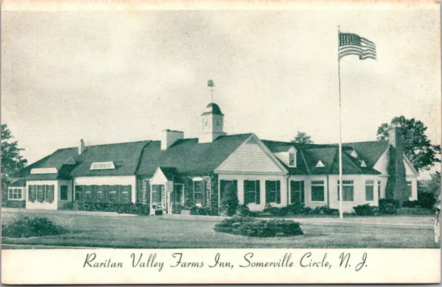 Vtg 1950s Raritan Valley Farms Somerville Circle New Jersey NJ Unused Postcard