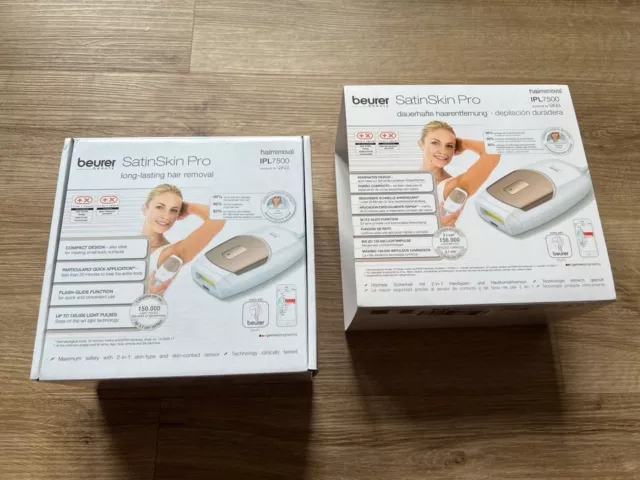 Beurer Satinskin Pro IPL7500 Haarentferner mit Lichtimpulsen, NEU OVP