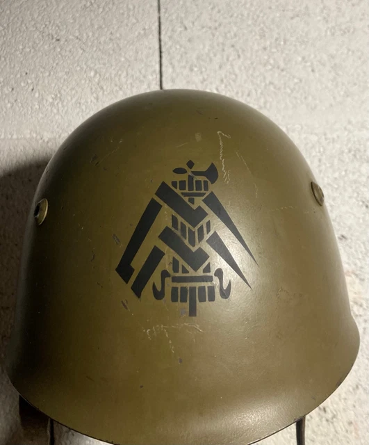 Pochoir Pour Décorer Casque Militaire Italien Modèle 33 - Motif Infanterie (Fregio Di Fanteria) - Fait Main - Neuf