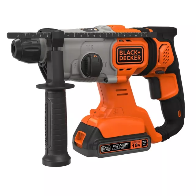 Black+Decker 18V 1 x 2 Li-ion Brushed Cordless Combi drill KFBCD701D1K