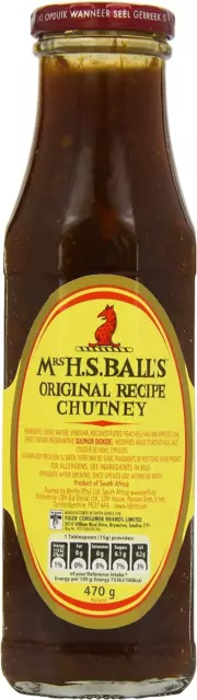 Mrs H.S. Ball's Original Recipe Chutney, 470g