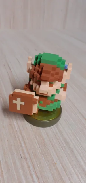 Amiibo 8-Bit Link Figure Legend of Zelda BOTW TOTK Nintendo Switch Character 