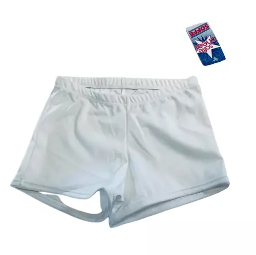 SOFFE GIRLS AUTHENTIC Cheer Shorts - White, XL $8.99 - PicClick
